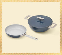 Ember Mini Frypan + Kadai Duo - Nilgiri Blue