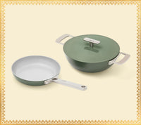 Ember Mini Frypan + Kadai Duo - Coorg Green