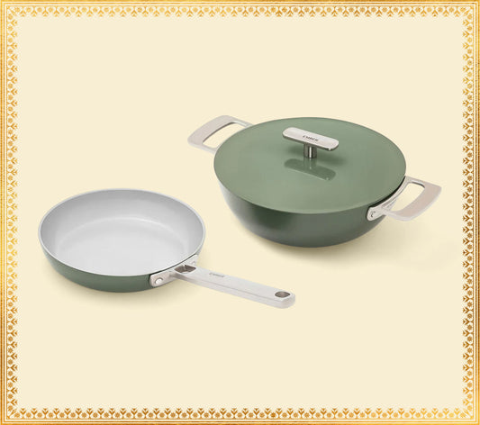 Ember Mini Frypan + Kadai Duo - Coorg Green