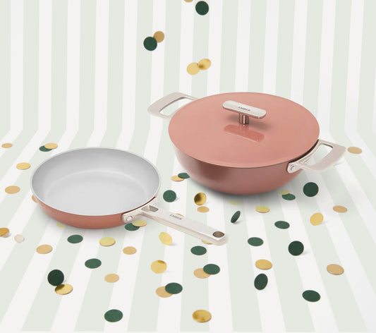 Ember Mini Frypan + Kadai Duo - Jaipur Terracotta
