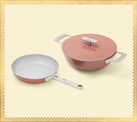Ember Mini Frypan + Kadai Duo - Jaipur Terracotta