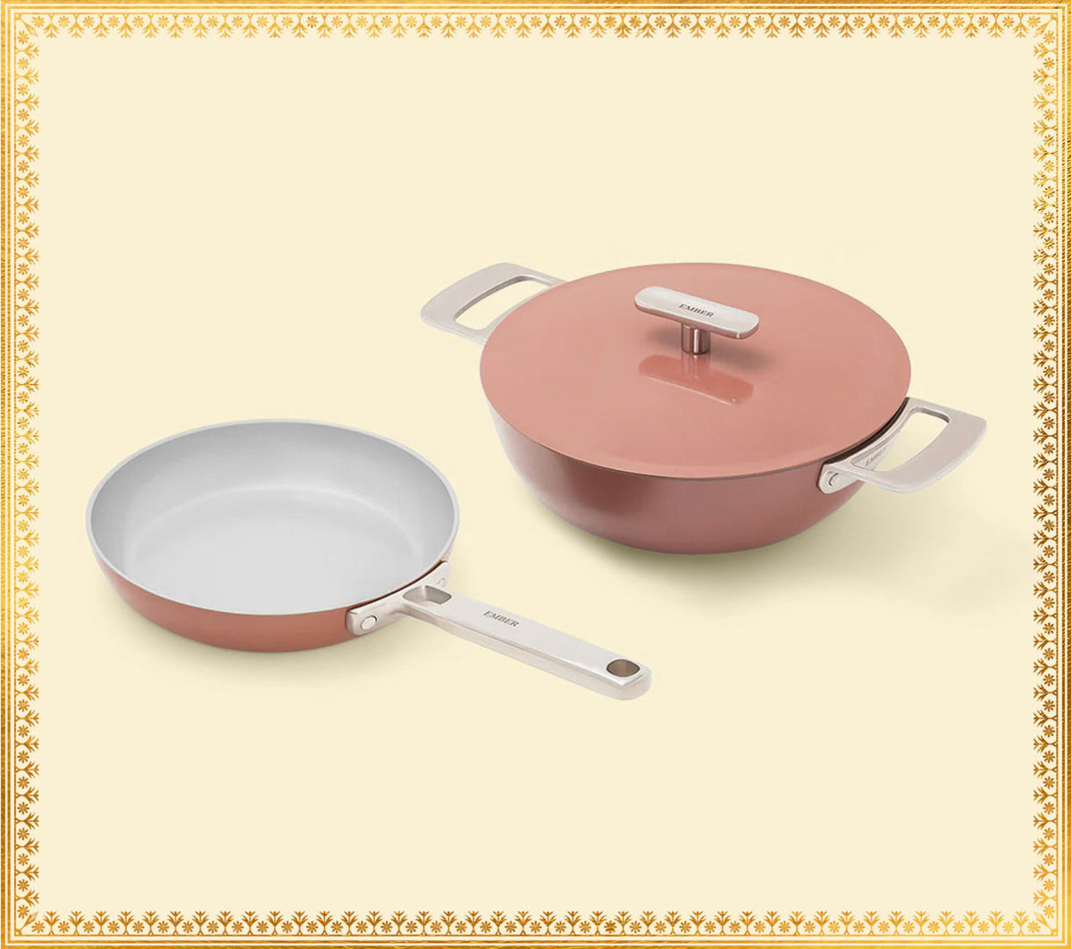 Ember Mini Frypan + Kadai Duo - Jaipur Terracotta