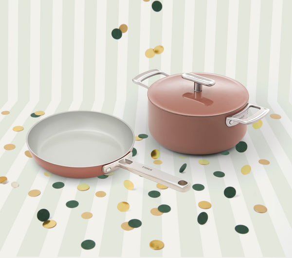 Ember Mini Frypan + Mini Dutch Oven Duo - Jaipur Terracotta