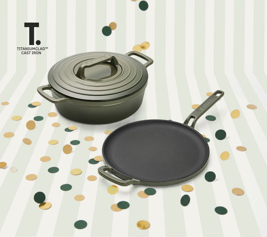 TitaniumClad™ Cast Iron Duo - Sage