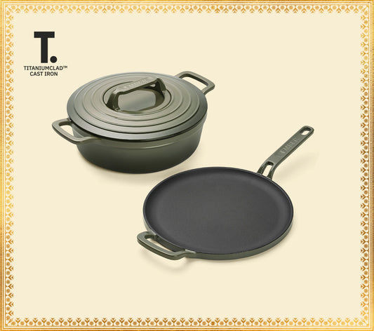 TitaniumClad™ Cast Iron Duo - Sage