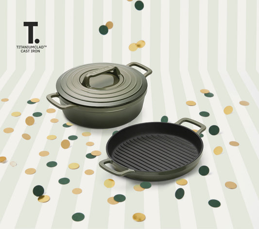 TitaniumClad™ Cast Iron Duo - Sage