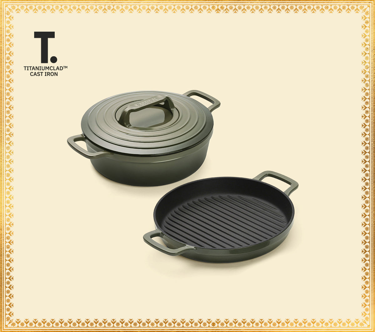 TitaniumClad™ Cast Iron Duo - Sage