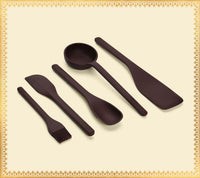 Set of 5 (Ladle, Brush, Flip, Stir, Scrape) - Wine