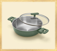 5 Ply SS Colored Kadai 26cm