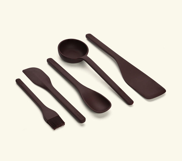 Set of 5 (Ladle, Brush, Flip, Stir, Scrape) - Wine