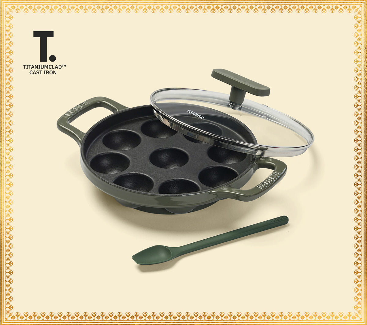 Ember TitaniumClad™ Cast Iron Appe Pan (20 cm) - Sage