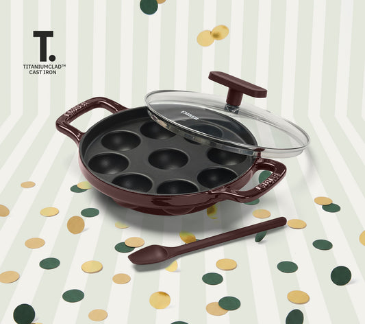 Ember TitaniumClad™ Cast Iron Appe Pan (20 cm) - Wine