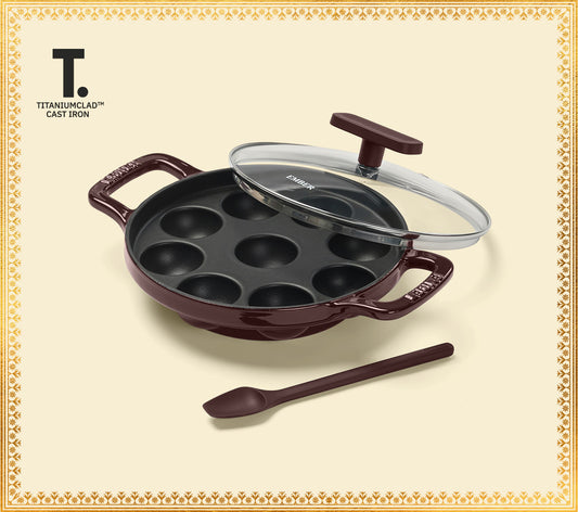 Ember TitaniumClad™ Cast Iron Appe Pan (20 cm) - Wine