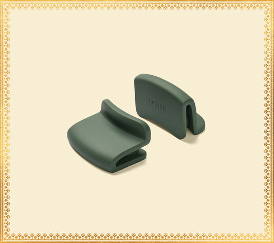 Ember Pan Side Handle Holder - Coorg Green