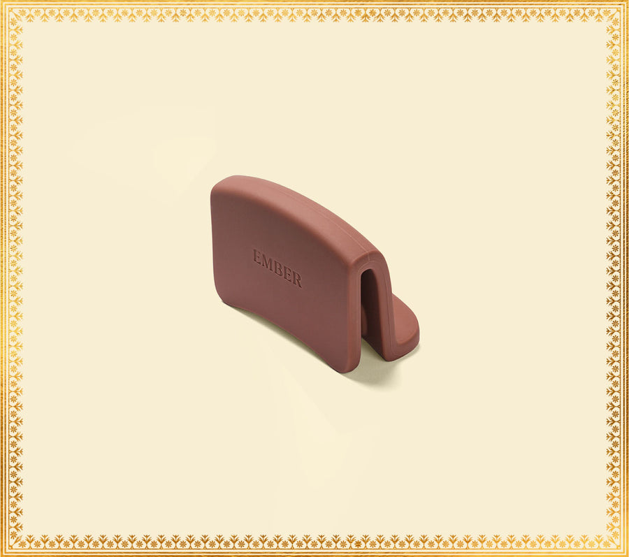 Ember Pan Single Side Handle Holder - Jaipur Terracotta