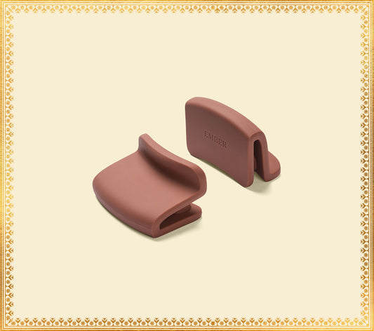 Ember Pan Side Handle Holder - Jaipur Terracotta