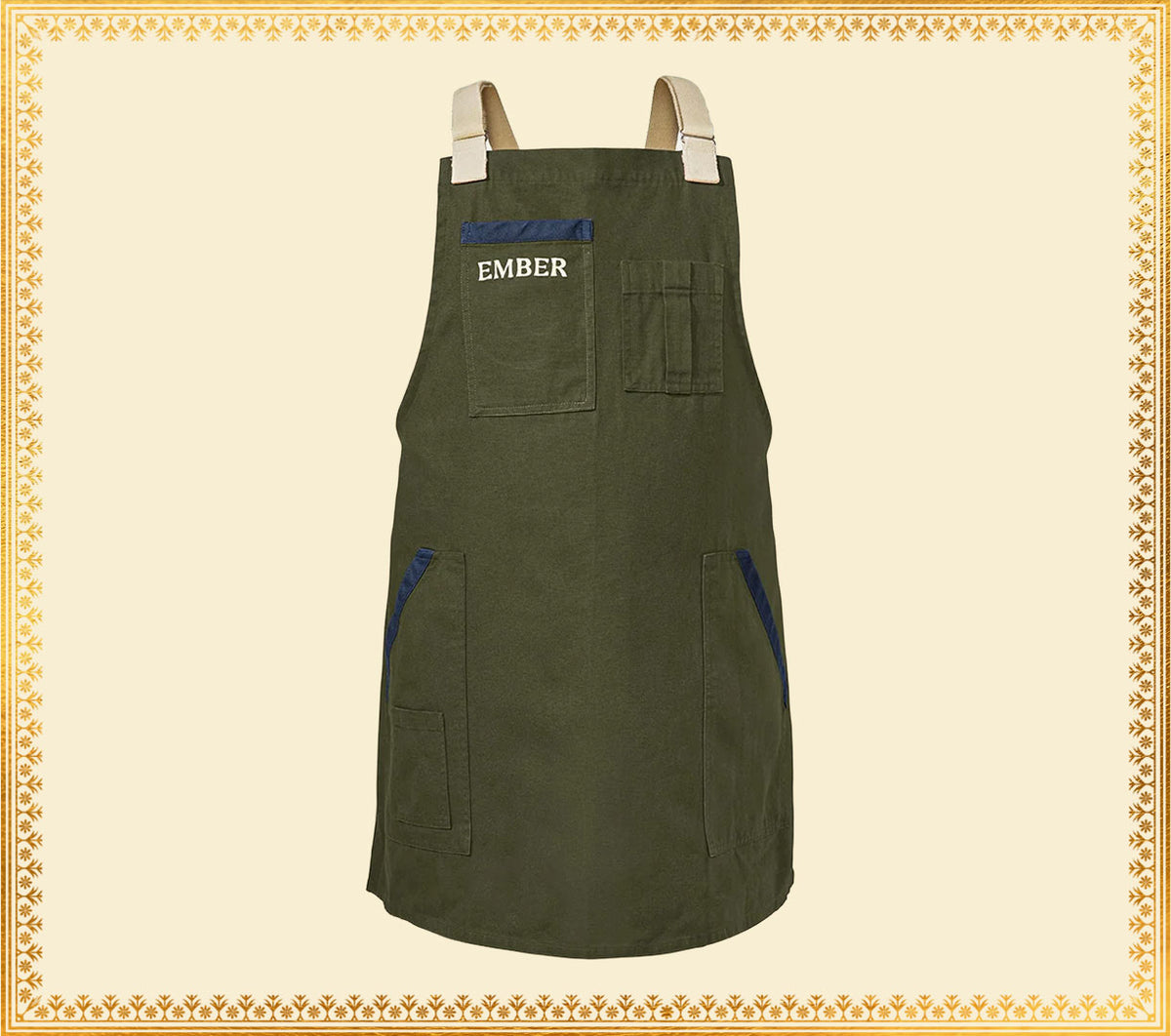 Ember Apron - Coorg Green
