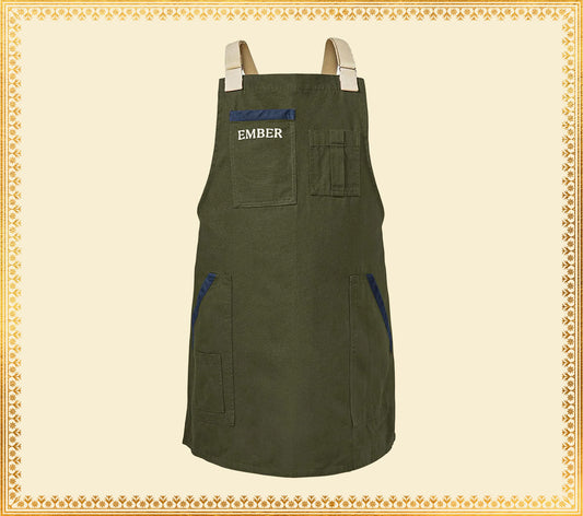 Ember Apron - Coorg Green