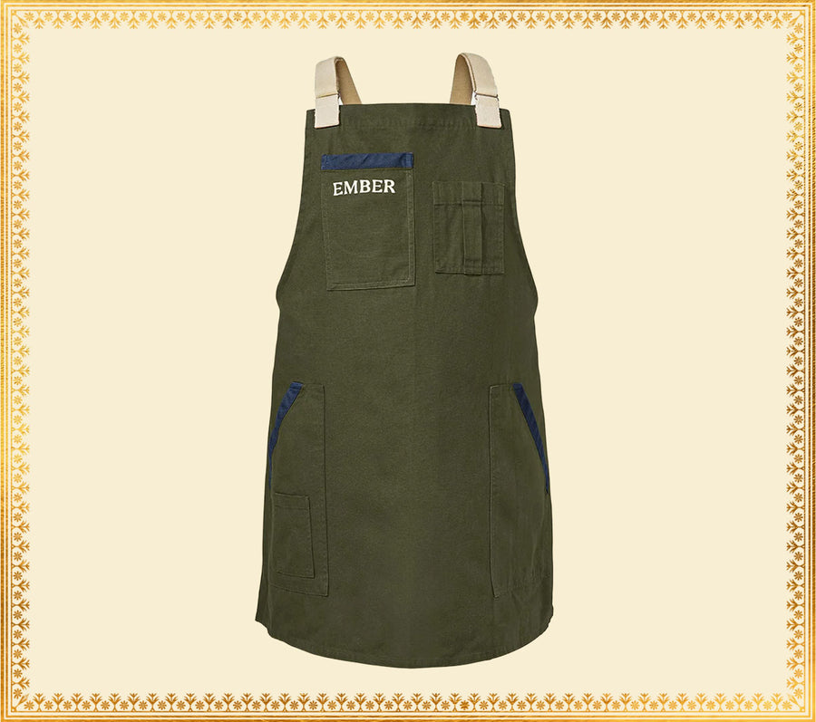 Ember Apron - Coorg Green