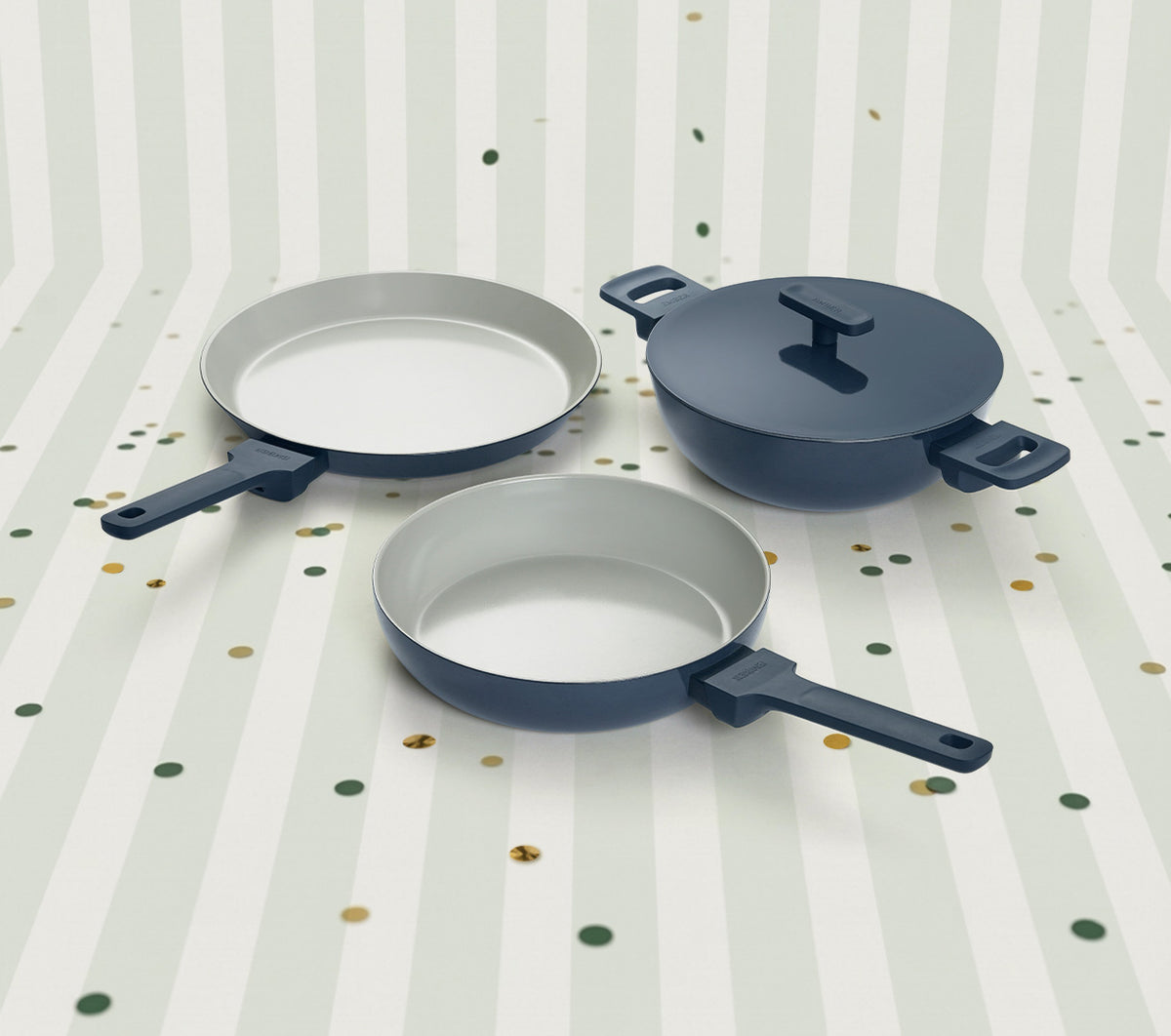 Everyday Cookware Trio - Nilgiri Blue