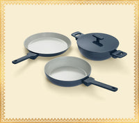 Everyday Cookware Trio - Nilgiri Blue