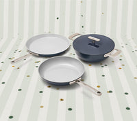 Everyday Cookware Trio (with storage) - Nilgiri Blue