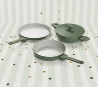 Everyday Cookware Trio - Coorg Green