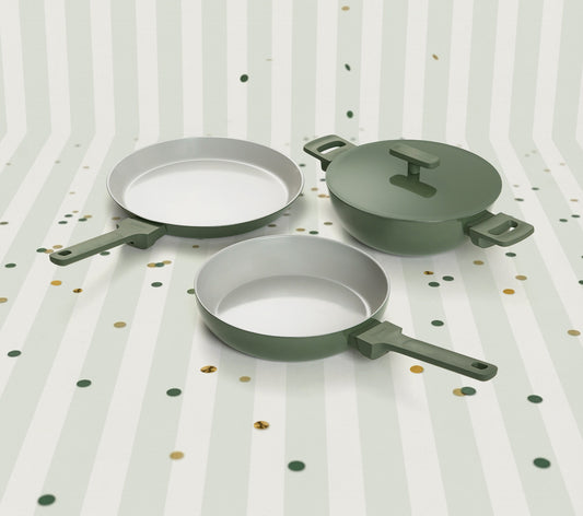 Everyday Cookware Trio - Coorg Green