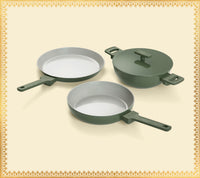 Everyday Cookware Trio - Coorg Green
