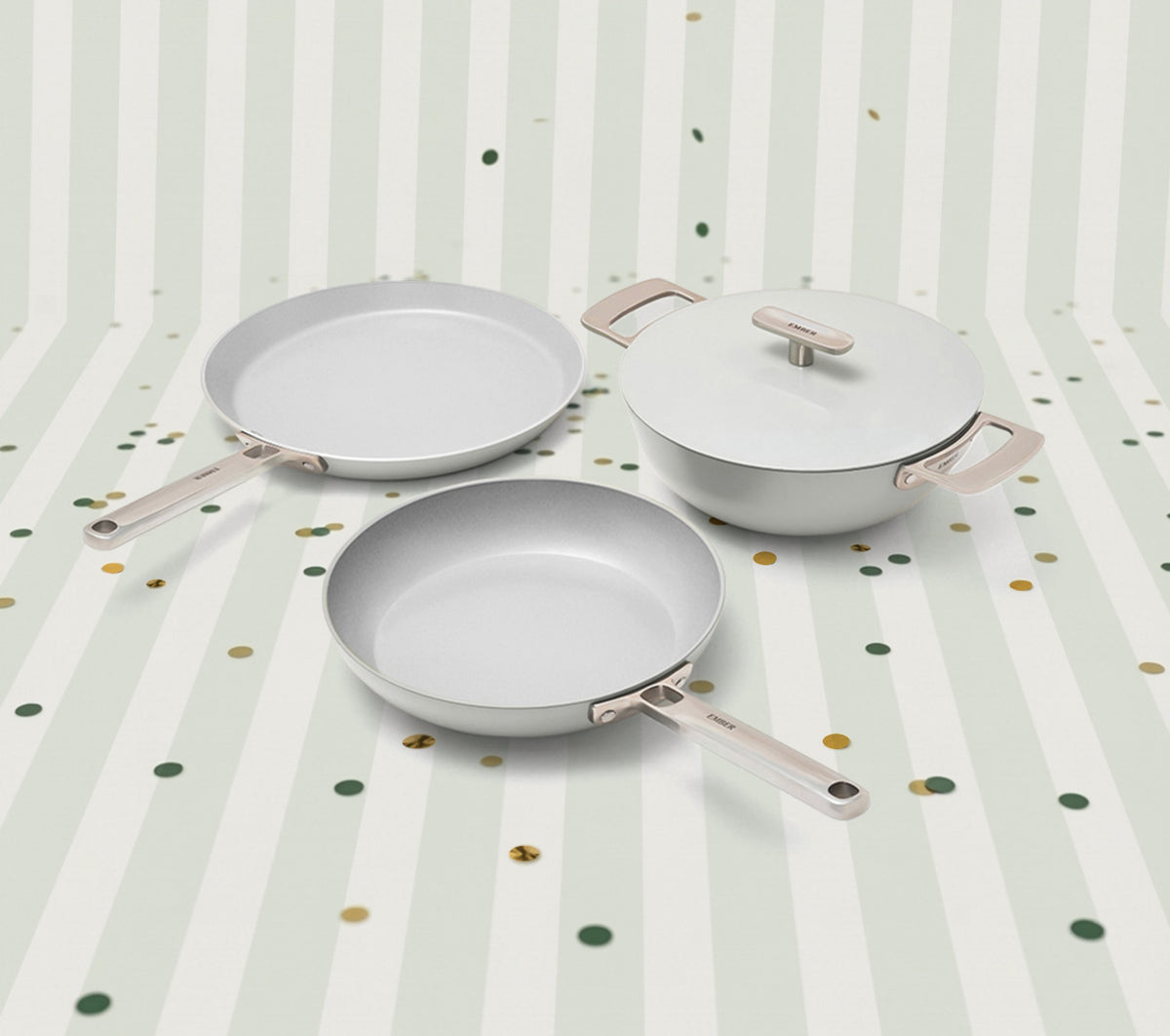 Everyday Cookware Trio (with storage) - Himalayan Mist