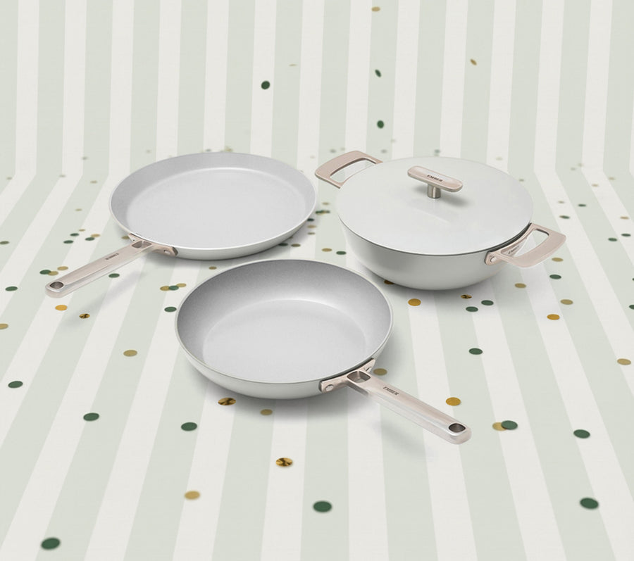 Everyday Cookware Trio (with storage) - Himalayan Mist
