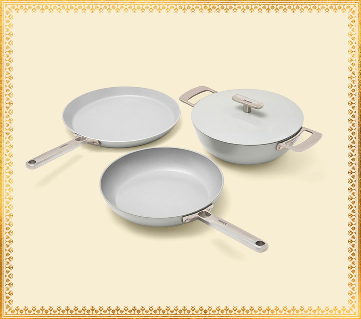 Everyday Cookware Trio (with storage) - Himalayan Mist