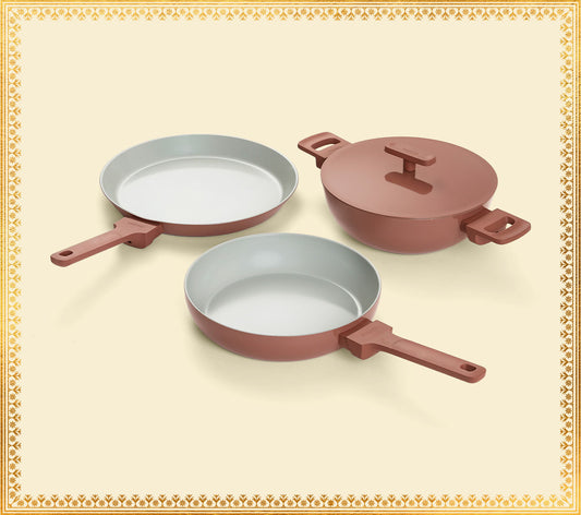 Everyday Cookware Trio - Jaipur Terracotta