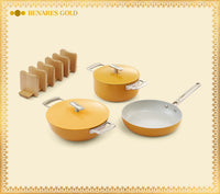 Ember Cookware Trio with Storage -  Benares Gold