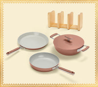 Everyday Cookware Trio (with storage) - Jaipur Terracotta