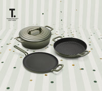 TitaniumClad™ Cast Iron Trio - Sage