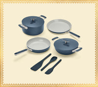 Complete Cookware Set (4-Piece) Without Storage - Nilgiri Blue