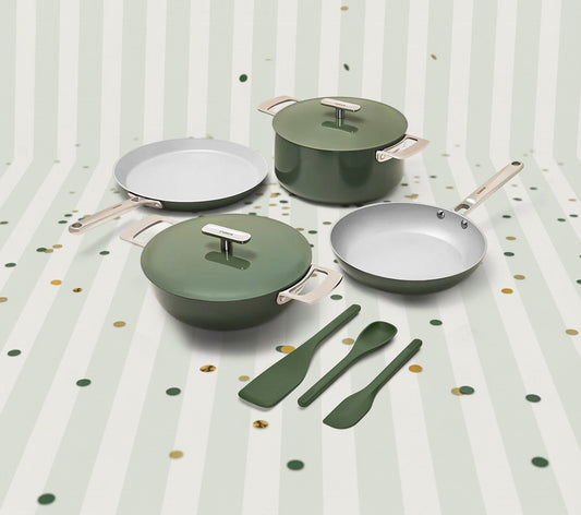 Complete Cookware Set (4-Piece) Without Storage - Coorg Green