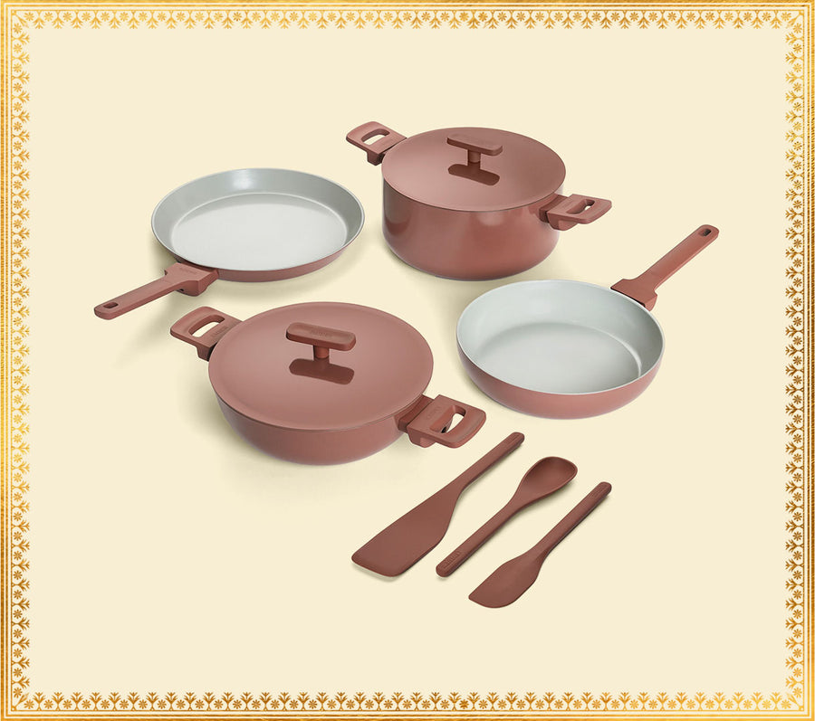 Complete Cookware Set (4-Piece) -Jaipur Terracotta