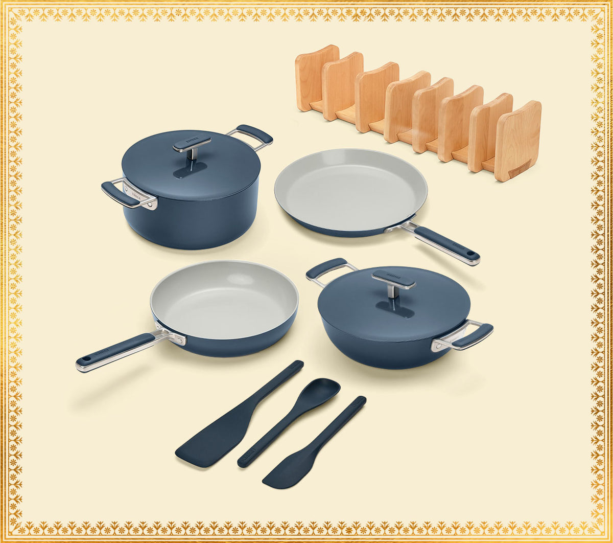Complete Cookware Set (4-Piece) - Nilgiri Blue