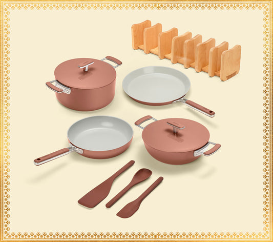 Complete Cookware Set (4-Piece) -Jaipur Terracotta