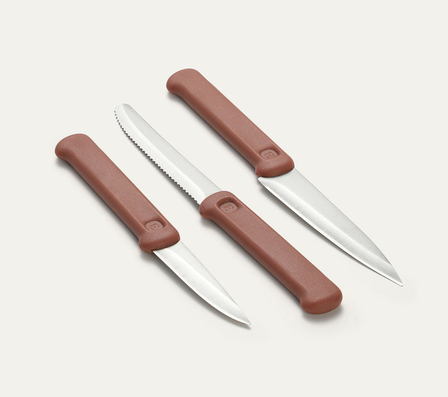 Knife Set of 3 - Jaipur Terracotta