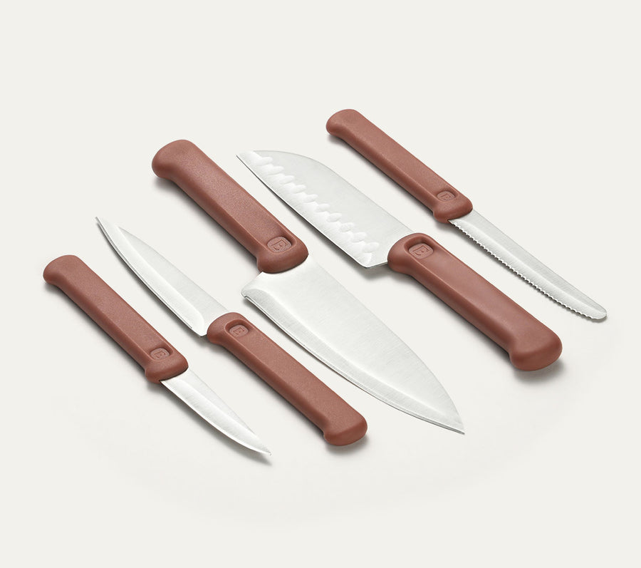 Knife Set of 5 - Jaipur Terracotta