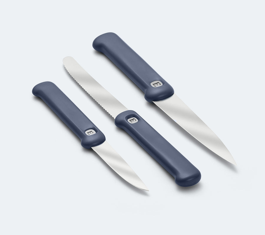 Knife Set of 3 - Pro - Nilgiri Blue