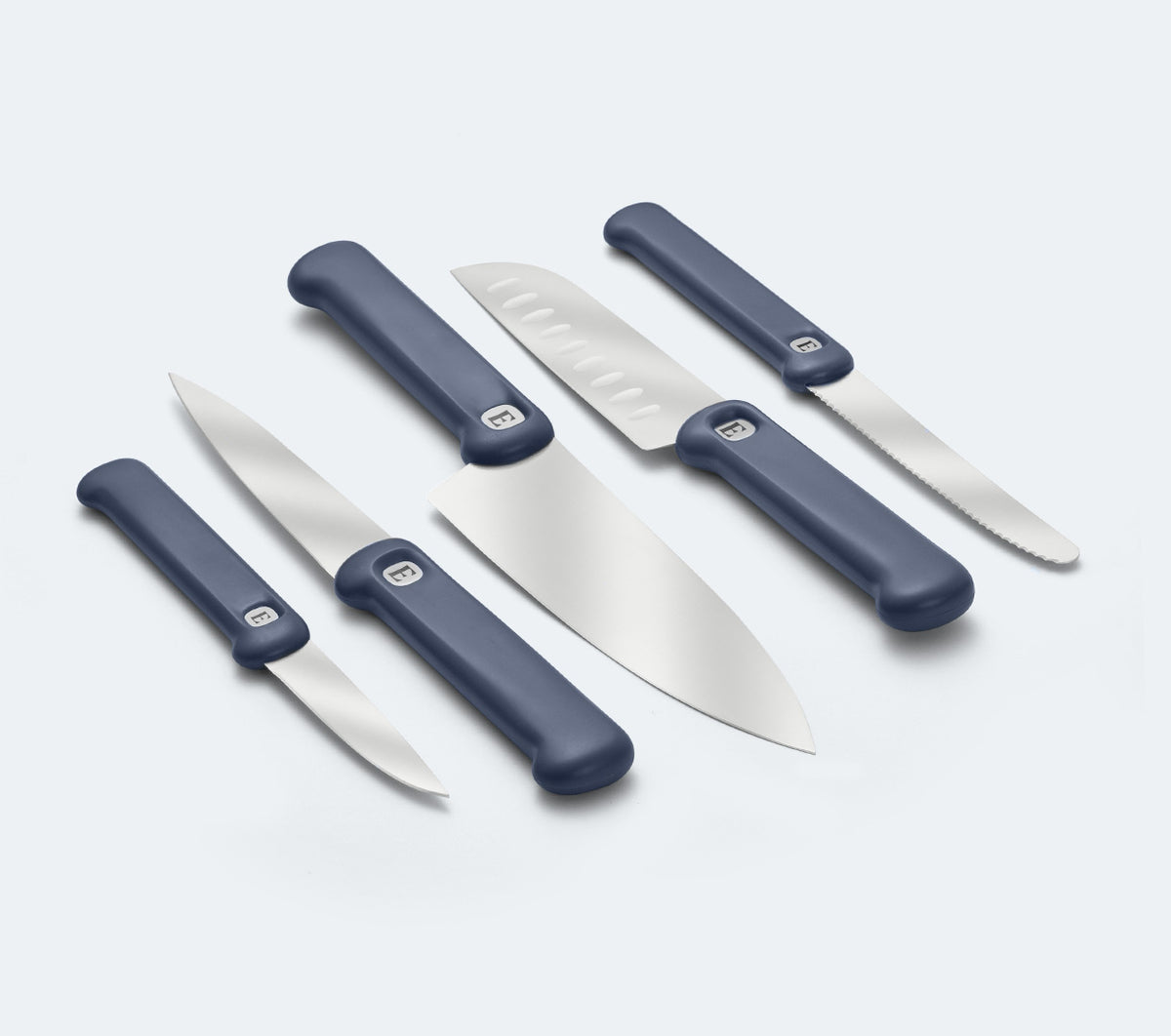 Knife Set of 5 - Pro - Nilgiri Blue