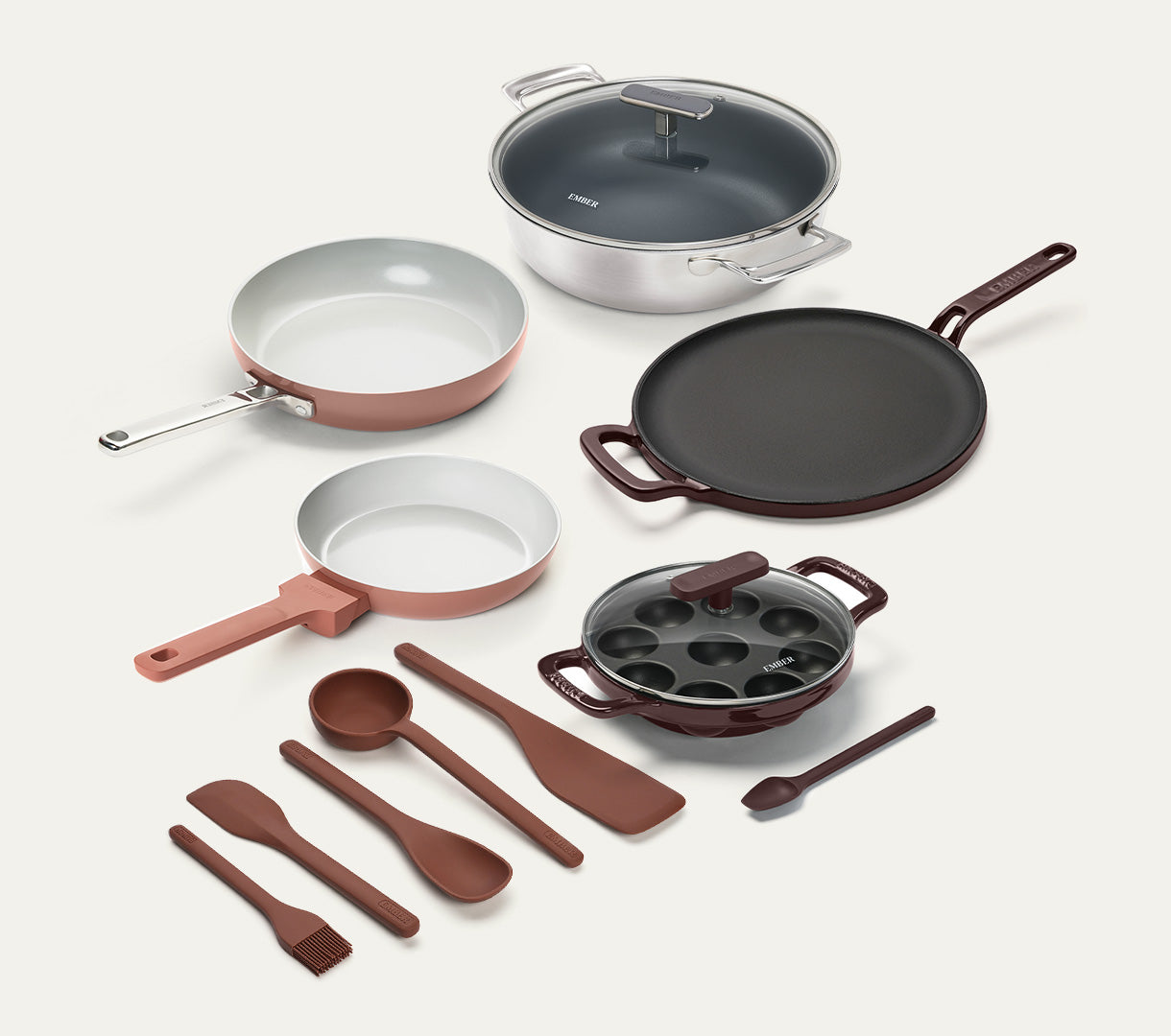 Everyday Set - Pro - Terracotta - Wine