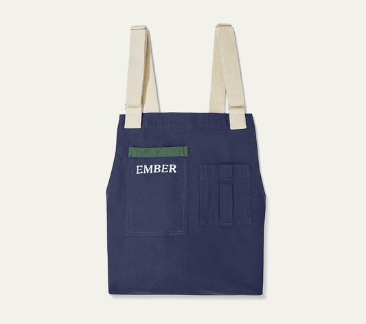 Ember Apron - Nilgiri Blue