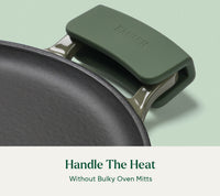 Ember Silicone Handle Holder (Set of 2) - Coorg Green