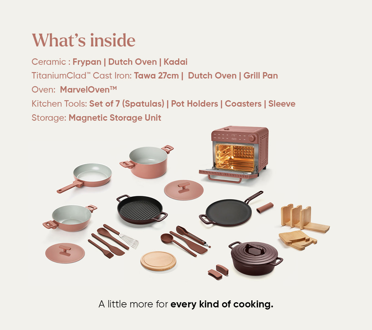 Ultimate Set - Pro - Terracotta - Wine