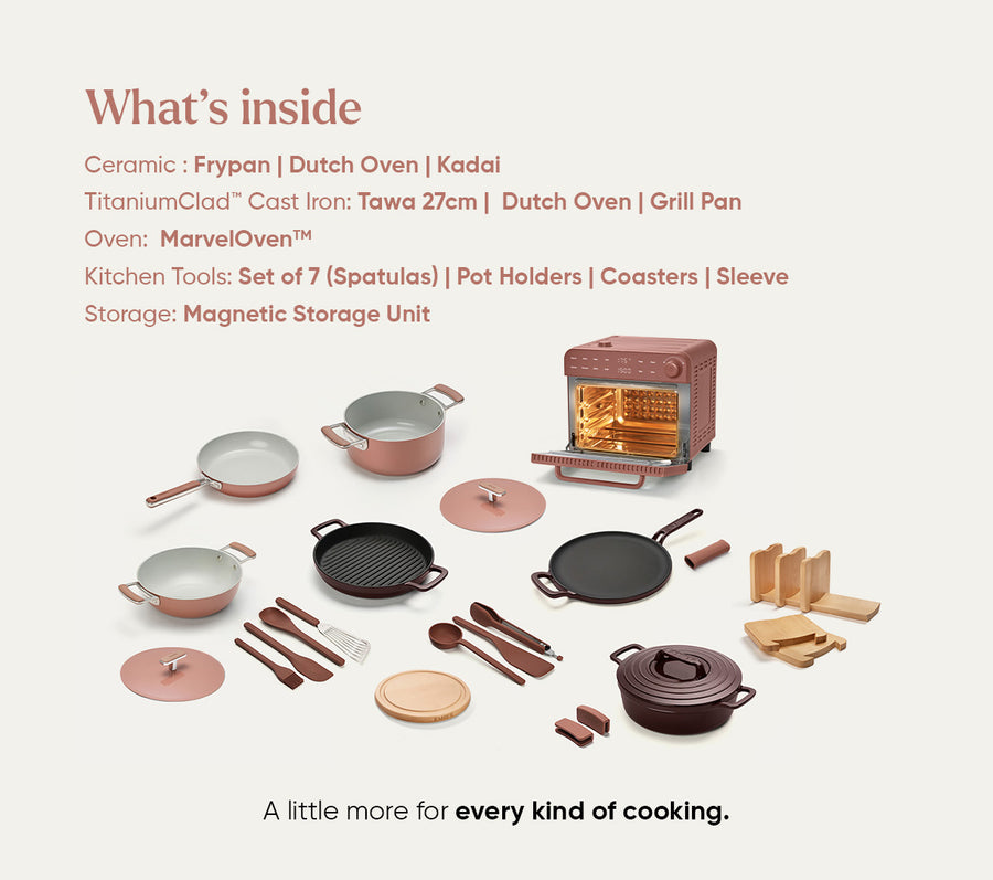 Ultimate Set - Pro - Terracotta - Wine